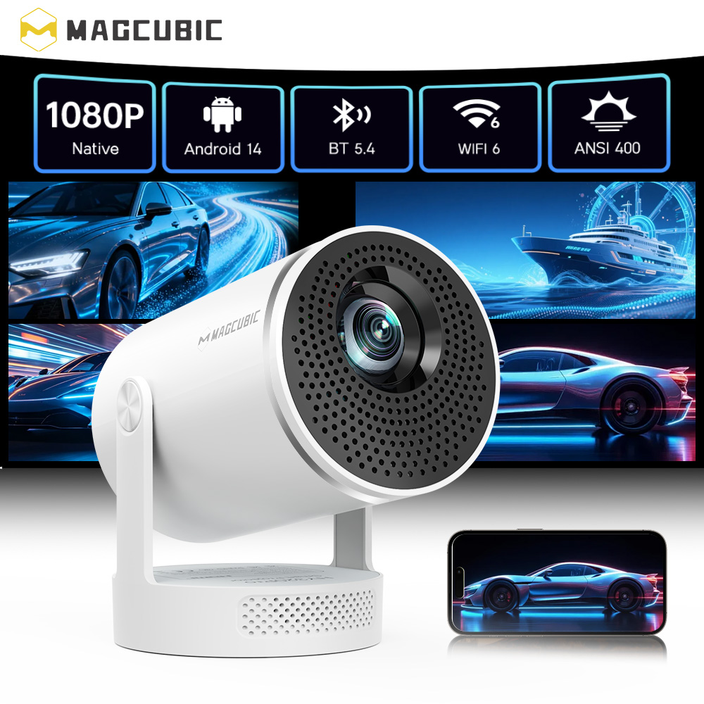Home Cinema Focal - Magcubic Android 14 Yerel 1080P 8K