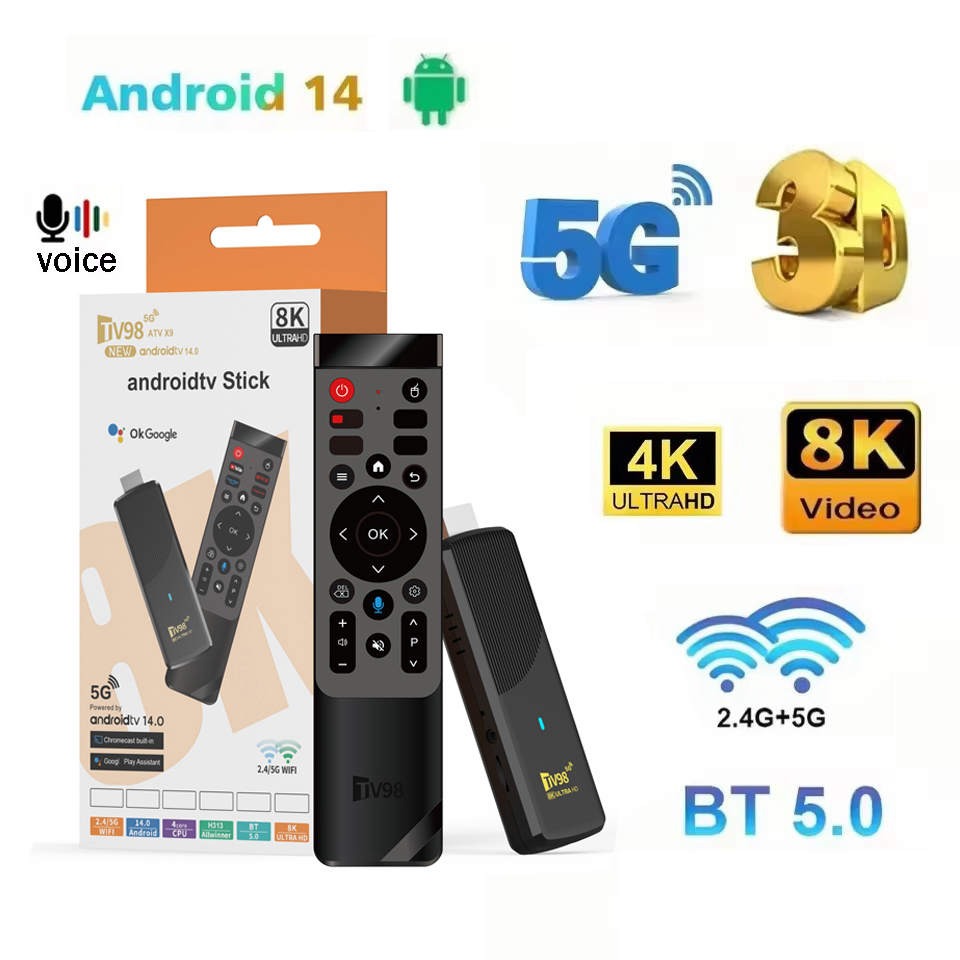 4K Media Player - TV98 ATV X9 Akıllı TV Stick