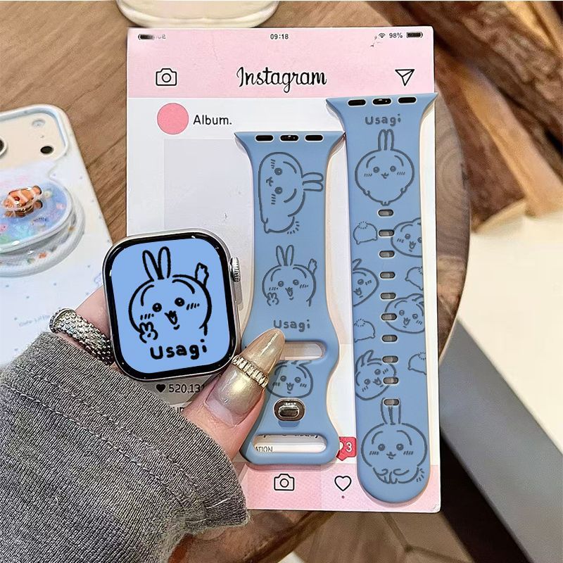Home Cinema Apple - Anime Chiikawa Usagi Apple Watch için
