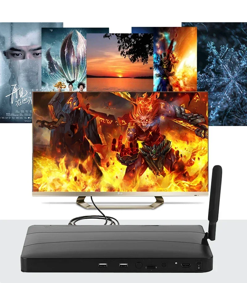 4K Media Player - 4K 1080p Video flama kutusu 8