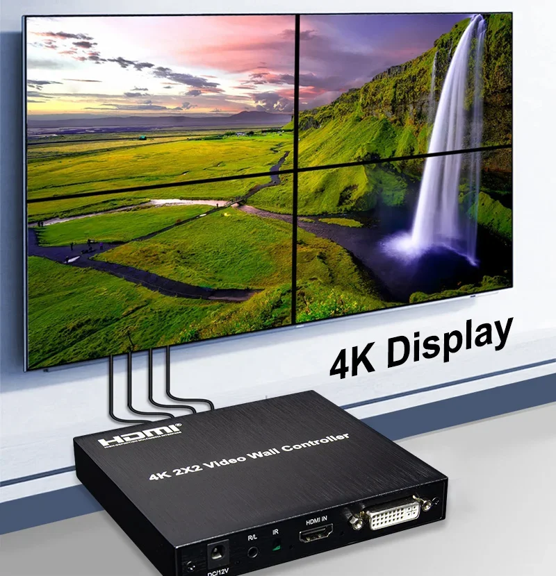 Home Cinema Video Processor - 4K 2x2 HDMI TV duvar denetleyicisi