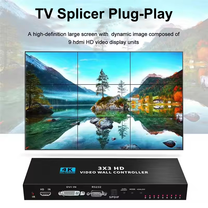 Home Cinema Video Processor - 4K HDMI Video Duvar Denetleyicisi 3X3
