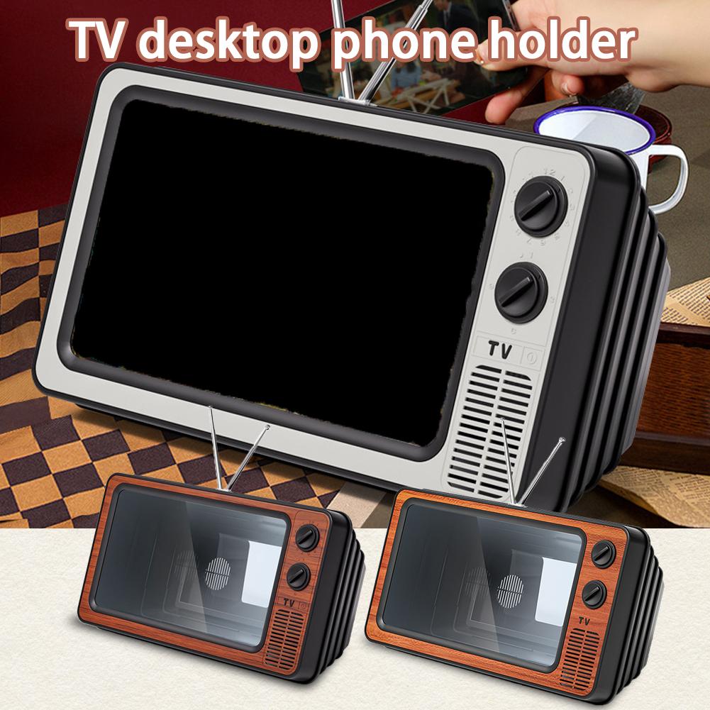 Home Cinema Apple - Vintage TV telefon tutucu yaratıcı Retro