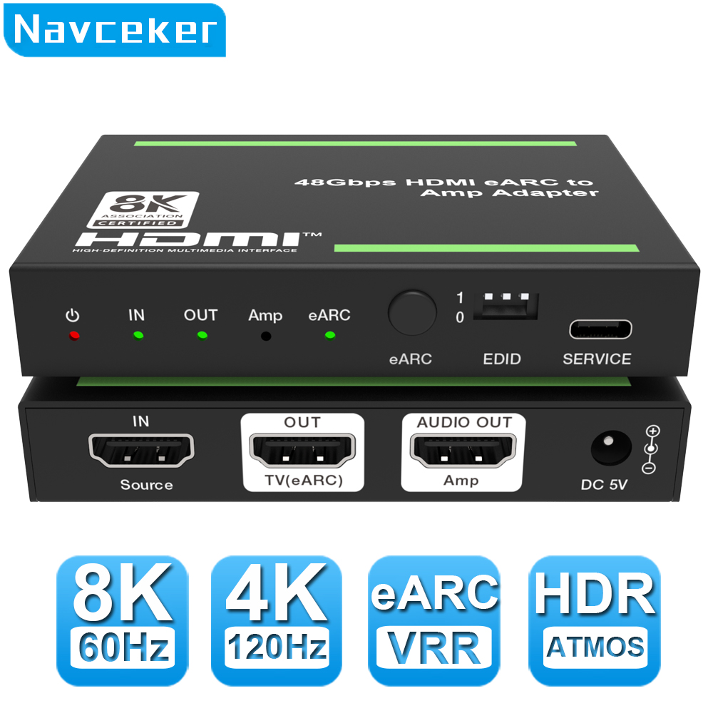 Home Cinema Hdmi - Navceke 4K 120Hz HDMI 2.1 EARC
