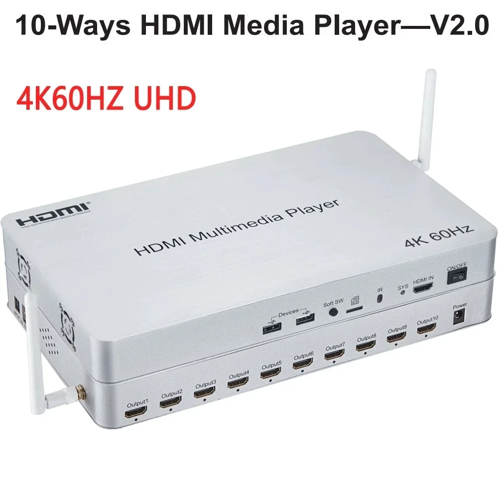 4K 60Hz 10 Kanal HDMI Multimed - 4K Media Player incelemesi ve fiyatı