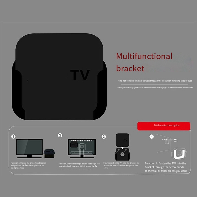 TV için Duvara Montaj Braketi  - 4K Media Player incelemesi ve fiyatı