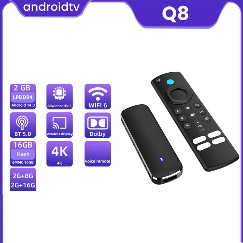 Best-Q8 TV Stick Android 14.0  - 4K Media Player incelemesi ve fiyatı