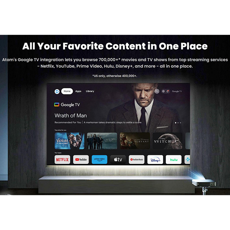 Home bei ATOM lazer projektör  - Home Cinema Hdmi incelemesi ve fiyatı
