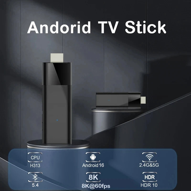 Android 16 TV Stick 4K Allwinn - 4K Media Player incelemesi ve fiyatı
