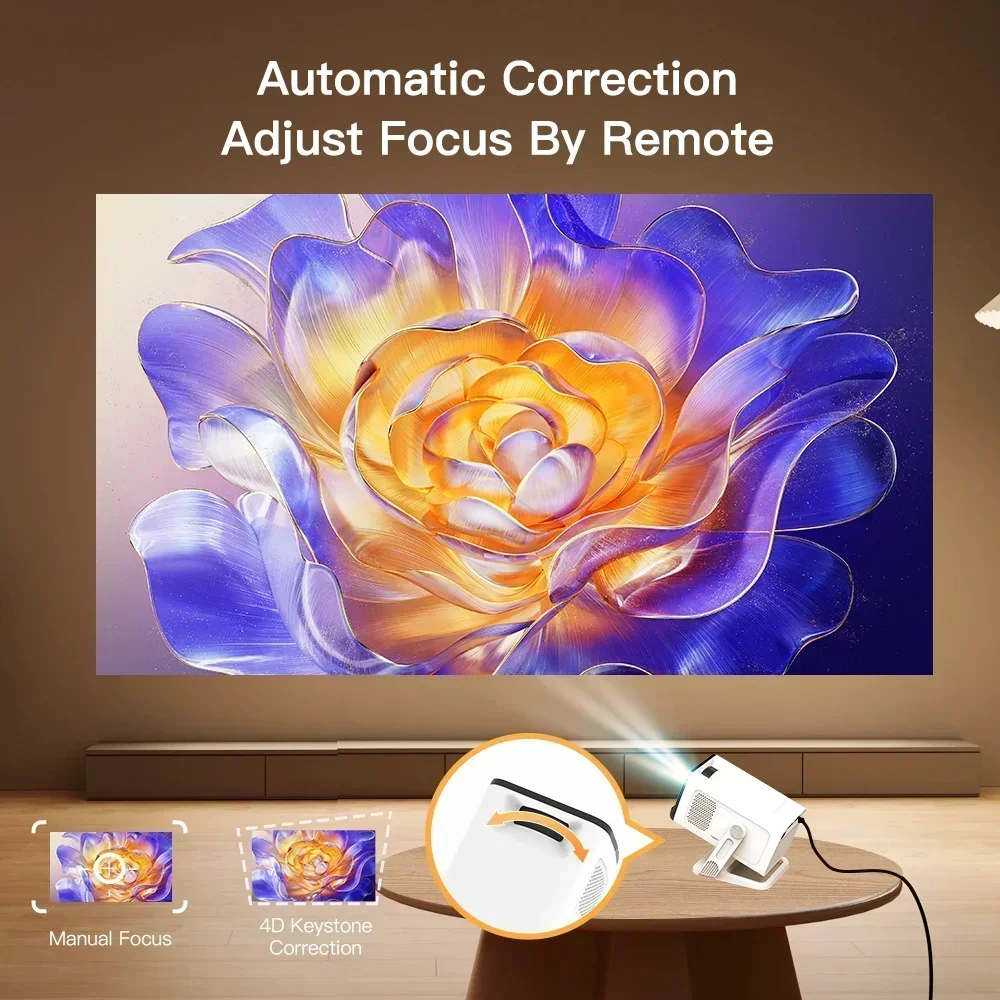 Mini Projektör Wifi6 ve BT5.4, - Home Cinema Hdmi incelemesi ve fiyatı