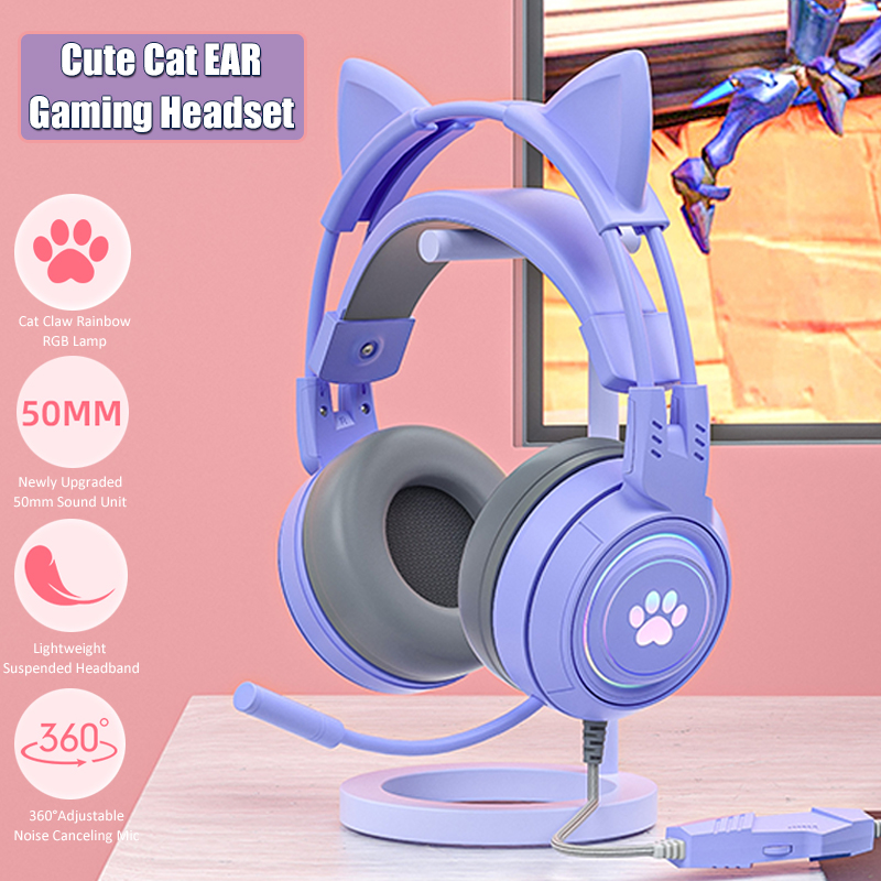 Sevimli kedi kulak oyun mikrof - Home Cinema Headphones incelemesi ve fiyatı