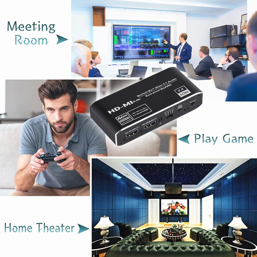 2x1 HDMI uyumlu Anahtar eARC S - Home Cinema Hdmi incelemesi ve fiyatı