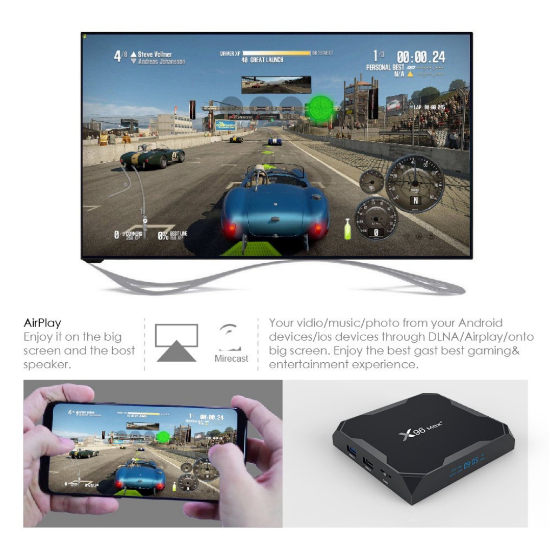 X96 Max+ TV Kutusu Android 9.0 - Home Cinema Video Processor incelemesi ve fiyatı