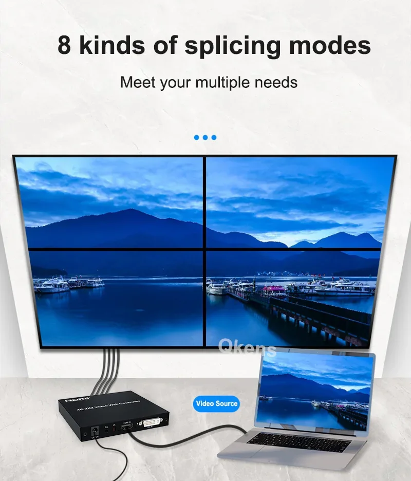 4K 2x2 HDMI TV duvar denetleyi - Home Cinema Video Processor incelemesi ve fiyatı
