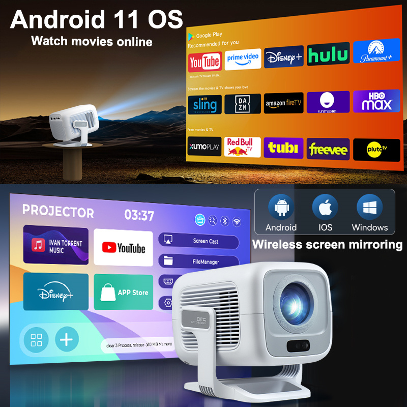 HUAWEISHI 4K Projektör Android - Home Cinema Focal incelemesi ve fiyatı
